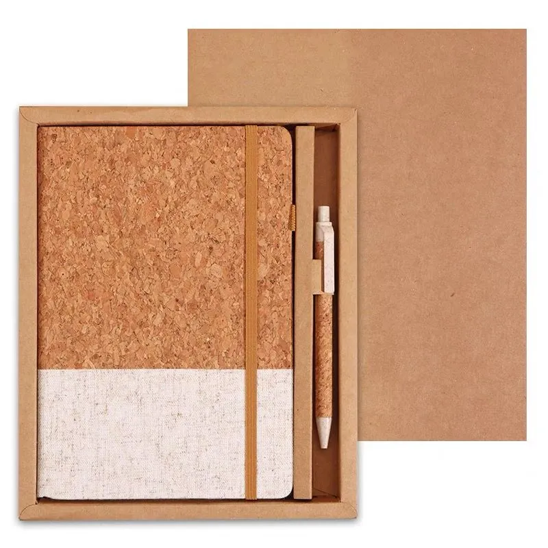 微信图片_20251217054804_1298_59 Premium Eco-friendly Custom Logo Notebook Set - Wood Design Business Gift - Image 1